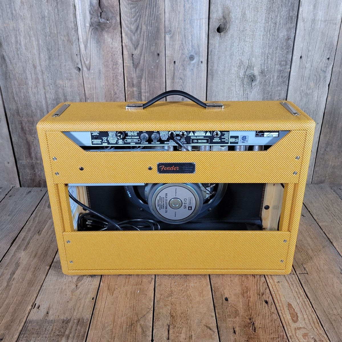 SOLD - Fender 65 Deluxe Reverb Tweed Limited Edition As New in Box! 2019 - Mahar's Vintage Guitars