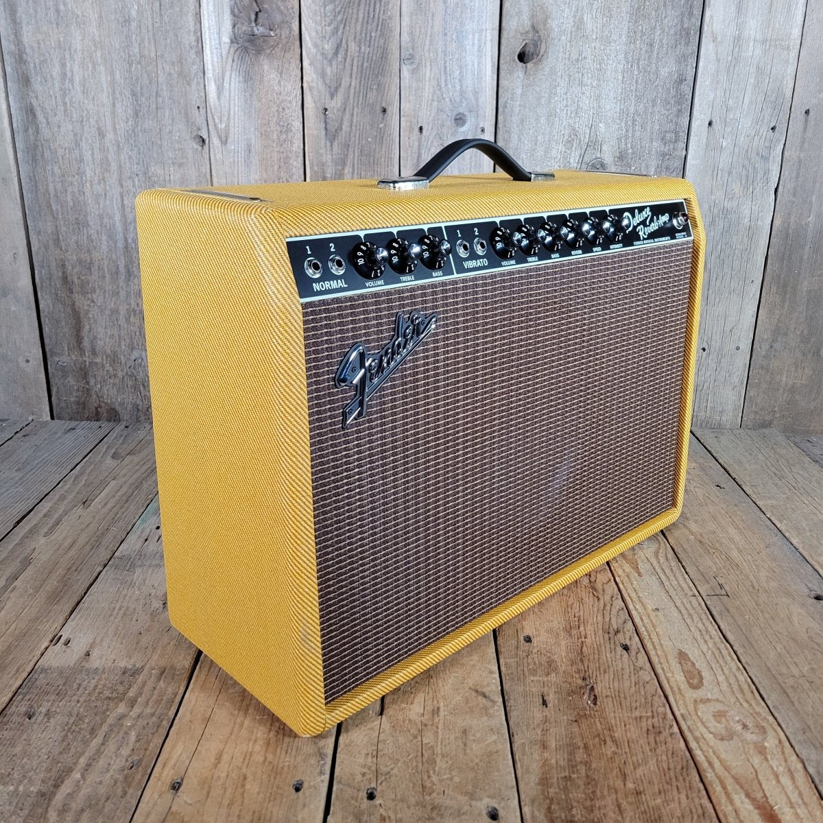 SOLD - Fender 65 Deluxe Reverb Tweed Limited Edition As New in Box! 2019 - Mahar's Vintage Guitars