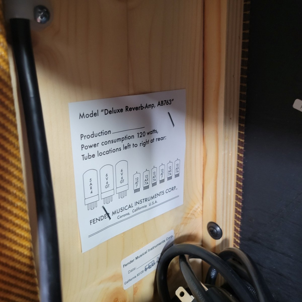 SOLD - Fender 65 Deluxe Reverb Tweed Limited Edition As New in Box! 2019 - Mahar's Vintage Guitars