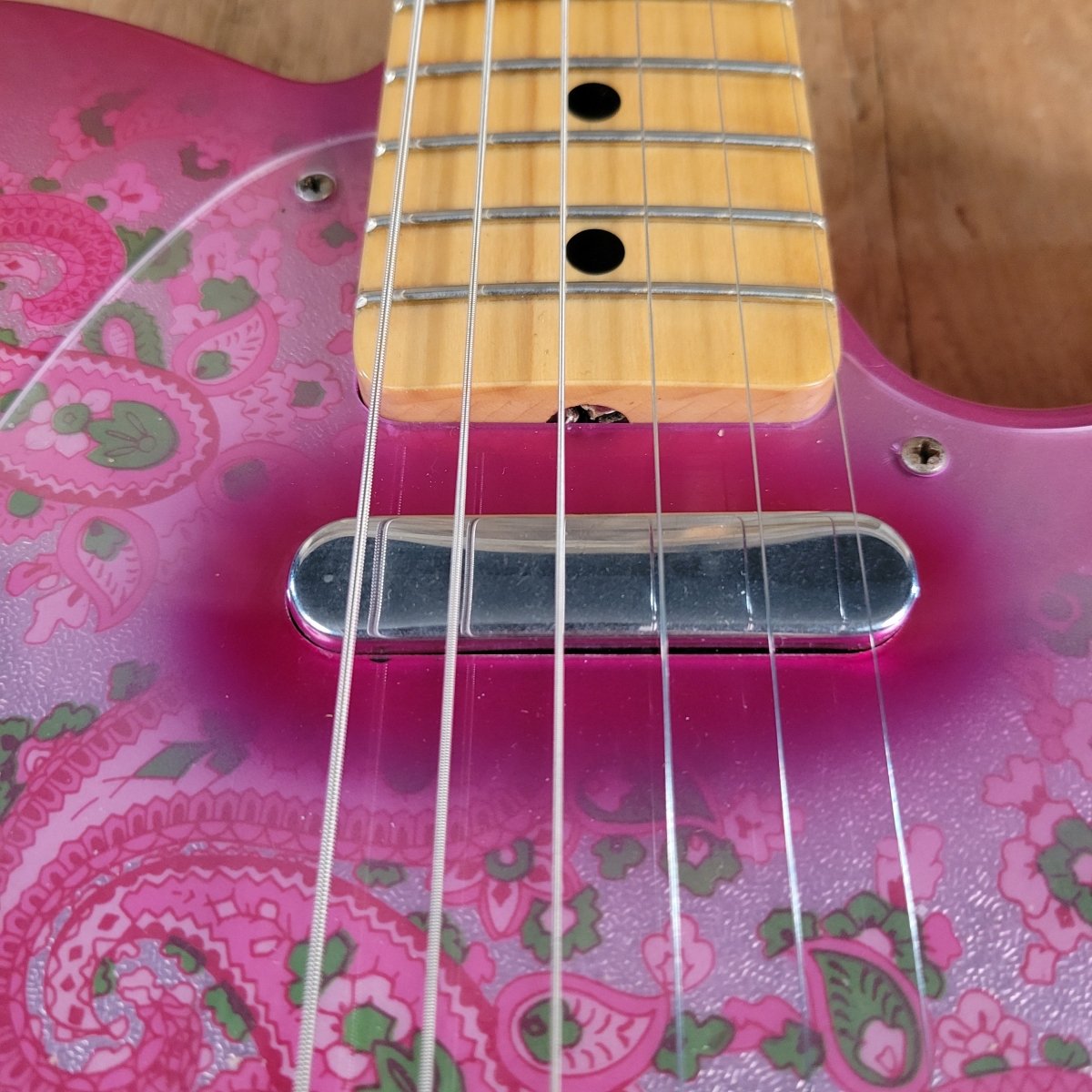 SOLD - Fender '68 Telecaster Pink Paisley Journeyman Relic Reissue 2022 - Mahar's Vintage Guitars