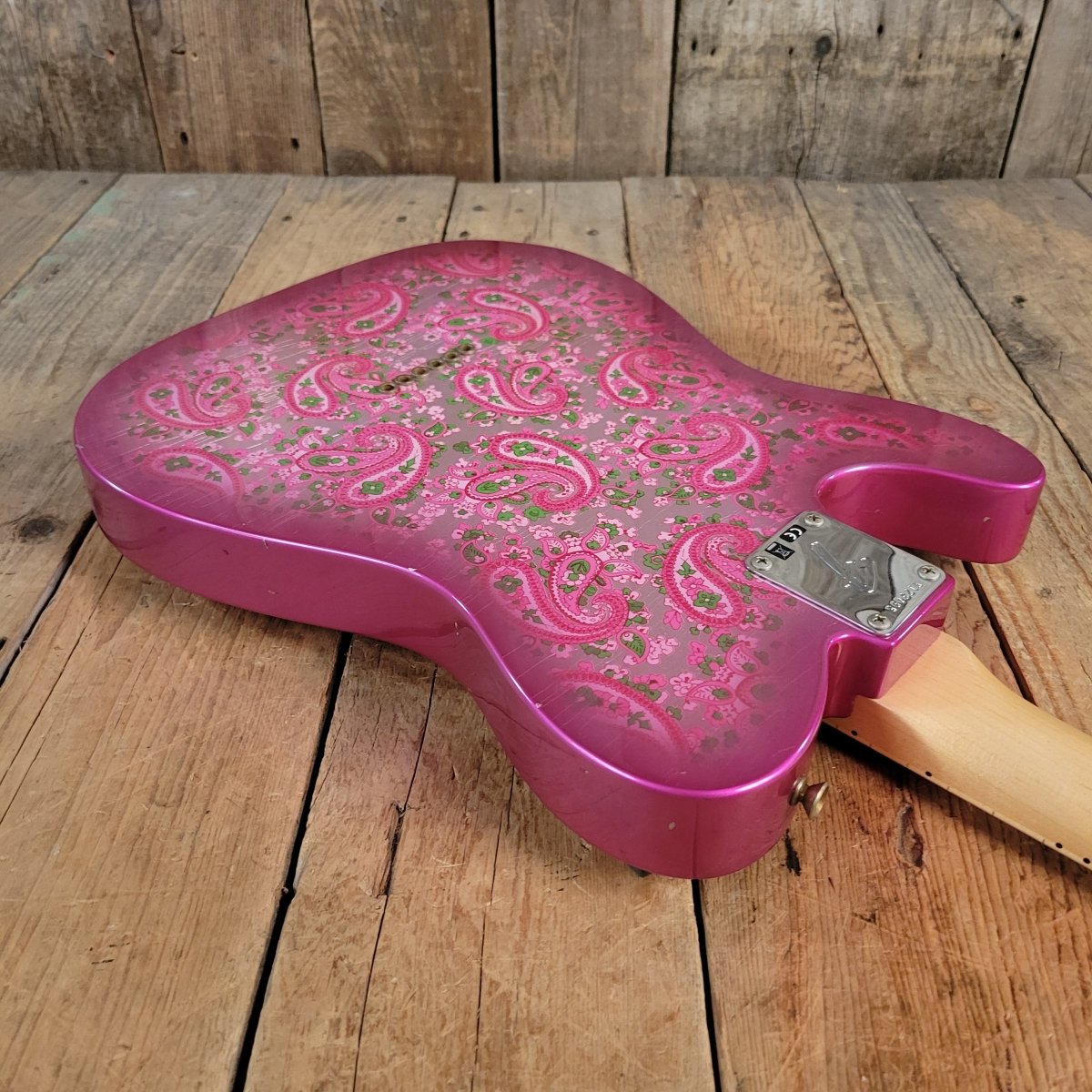 SOLD - Fender '68 Telecaster Pink Paisley Journeyman Relic Reissue 2022 - Mahar's Vintage Guitars
