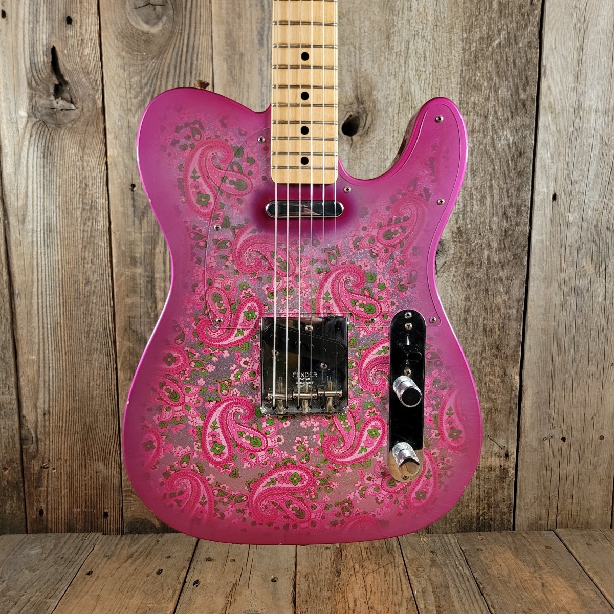 SOLD - Fender '68 Telecaster Pink Paisley Journeyman Relic Reissue 2022 - Mahar's Vintage Guitars
