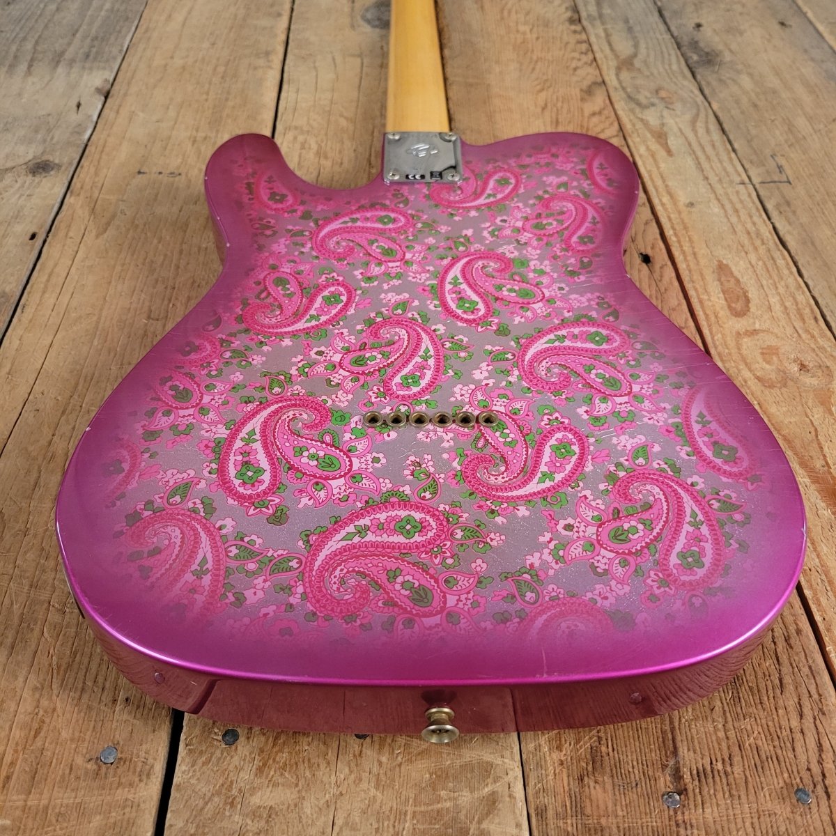 SOLD - Fender '68 Telecaster Pink Paisley Journeyman Relic Reissue 2022 - Mahar's Vintage Guitars