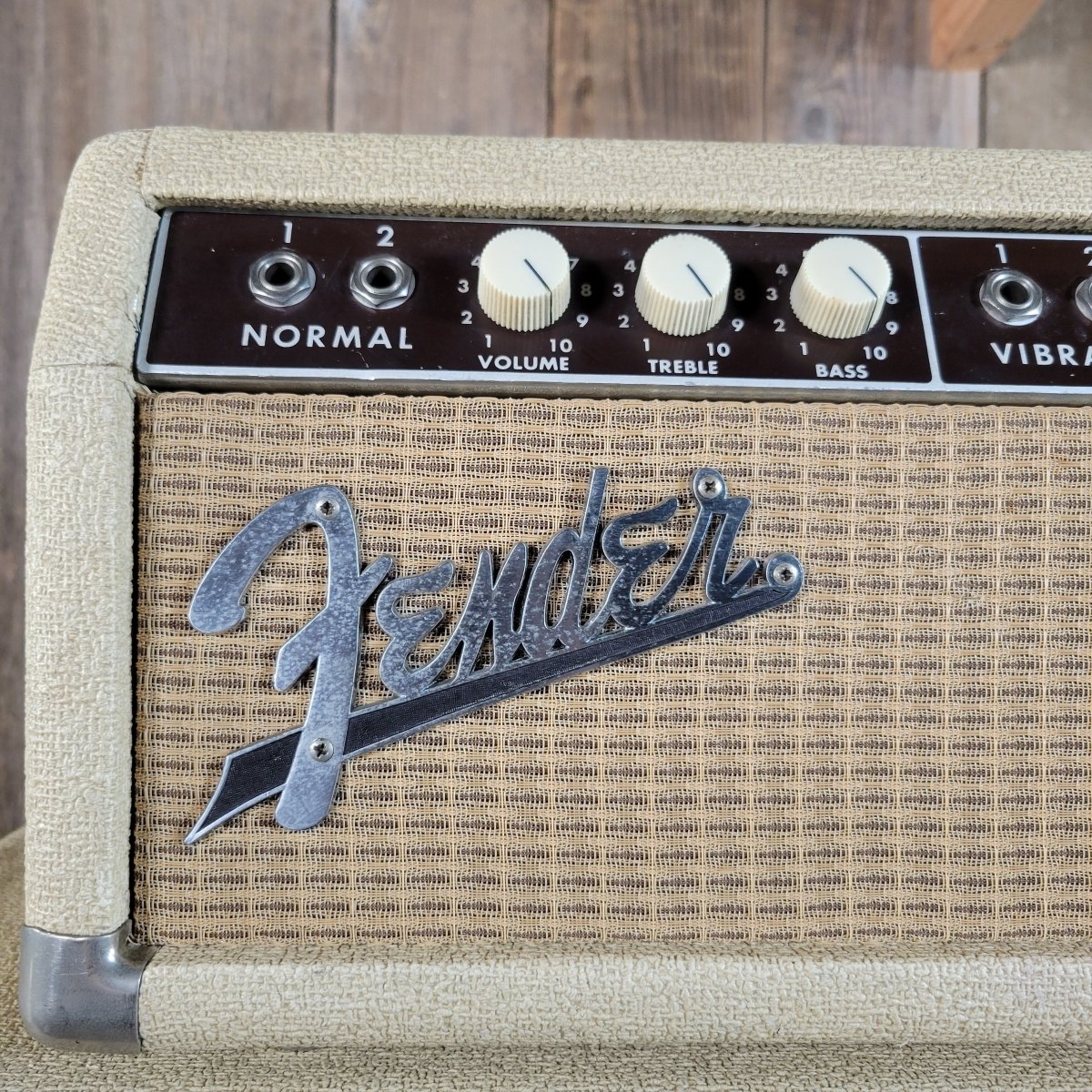SOLD - Fender Bandmaster 6G7 - A 1962 Blond Head and Cabinet - Mahar's Vintage Guitars