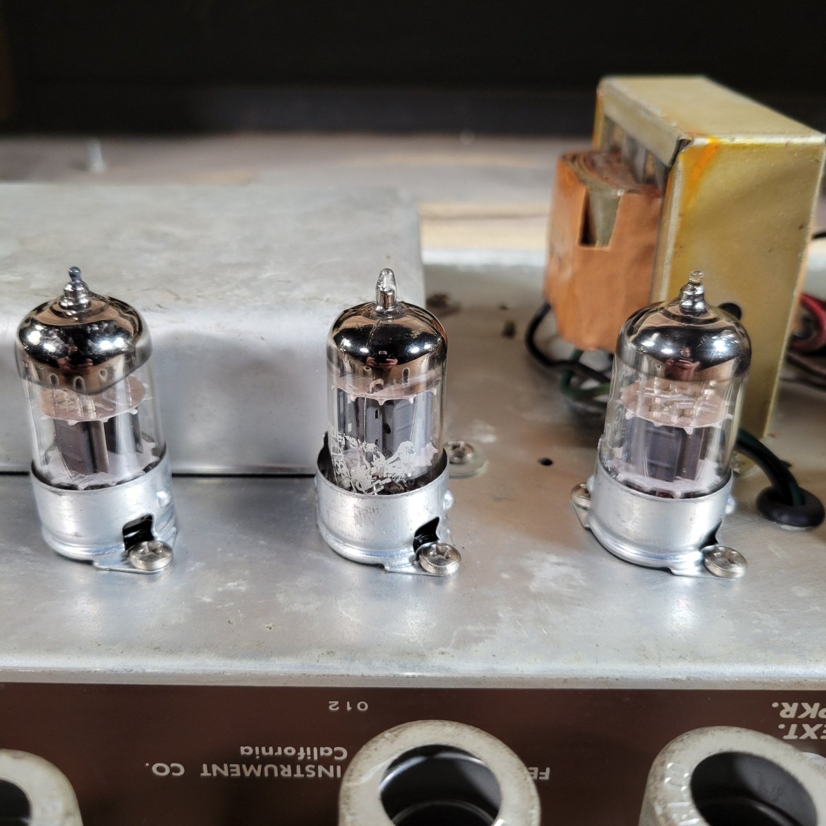 SOLD - Fender Bandmaster 6G7 - A 1962 Blond Head and Cabinet - Mahar's Vintage Guitars