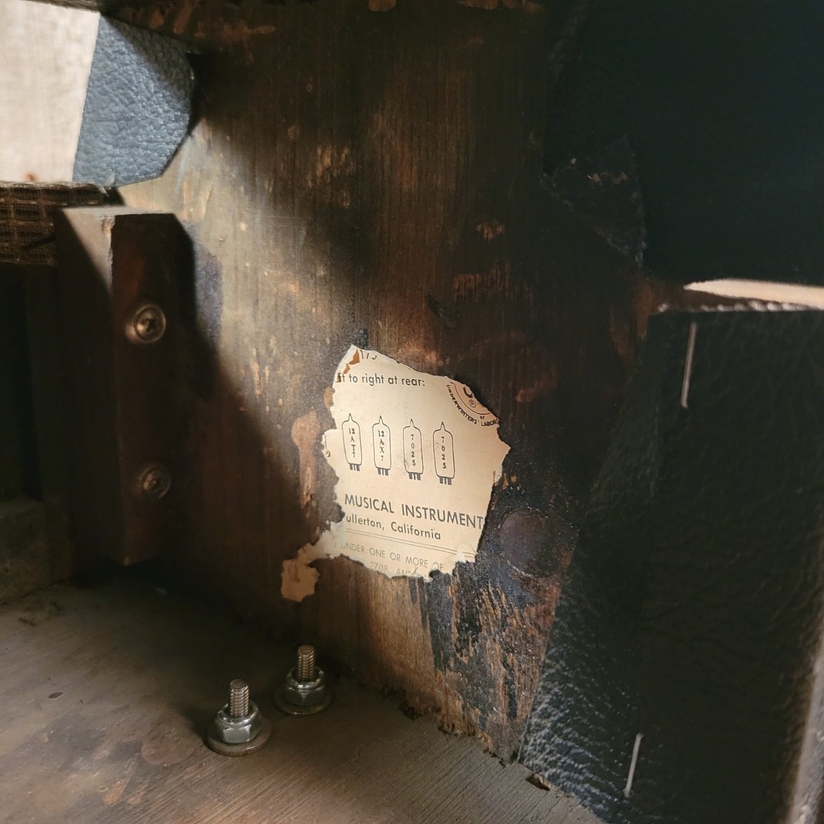 SOLD - Fender Bandmaster Head 1967 black panel guitar amp - Mahar's Vintage Guitars