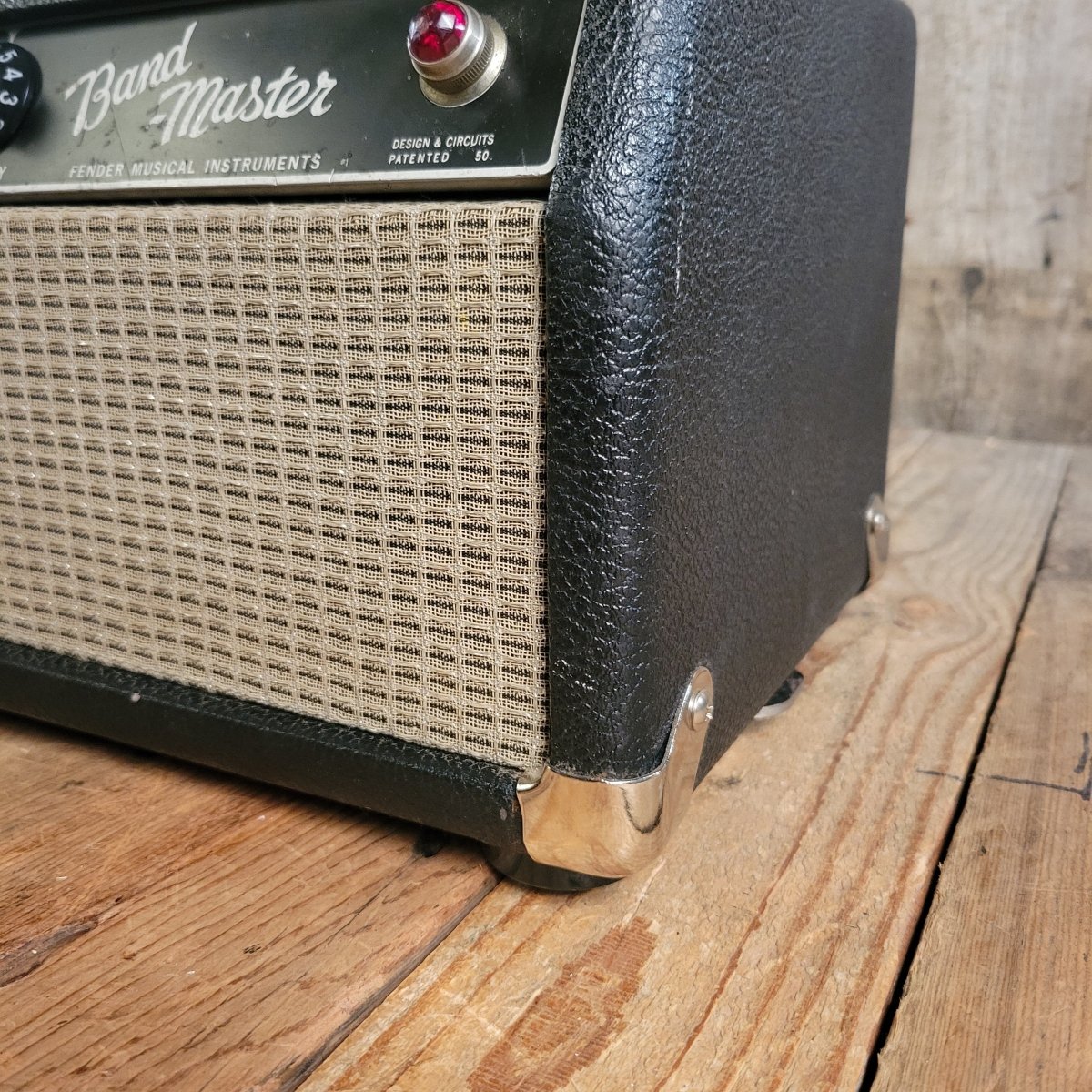 SOLD - Fender Bandmaster Head 1967 black panel guitar amp - Mahar's Vintage Guitars