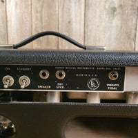 SOLD - Fender Bandmaster Head 1967 black panel guitar amp - Mahar's Vintage Guitars