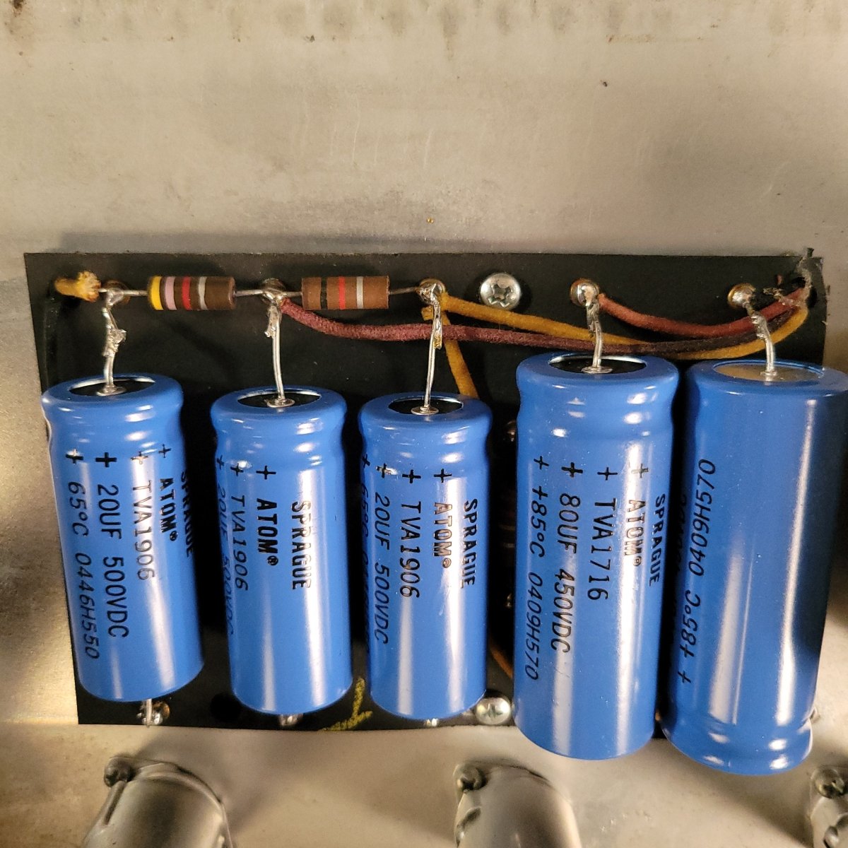 SOLD - Fender Bandmaster Head 1967 black panel guitar amp - Mahar's Vintage Guitars