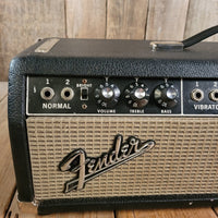 SOLD - Fender Bandmaster Head 1967 black panel guitar amp - Mahar's Vintage Guitars