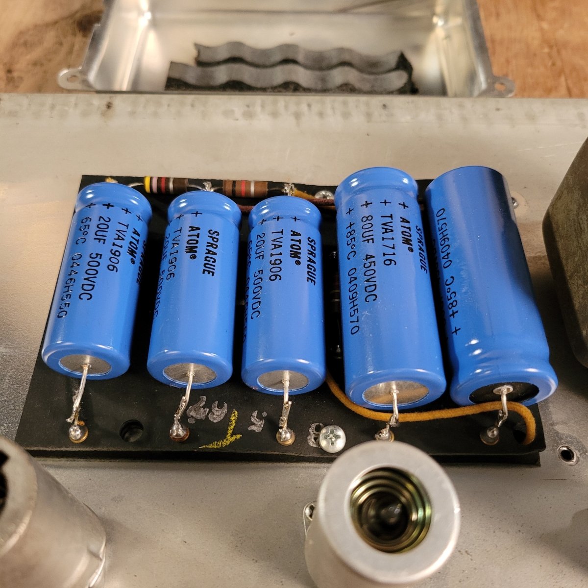 SOLD - Fender Bandmaster Head 1967 black panel guitar amp - Mahar's Vintage Guitars