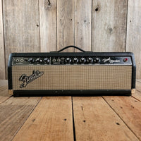 SOLD - Fender Bandmaster Head 1967 black panel guitar amp - Mahar's Vintage Guitars
