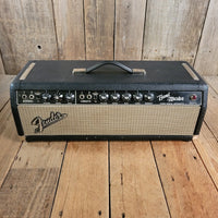 SOLD - Fender Bandmaster Head 1967 black panel guitar amp - Mahar's Vintage Guitars