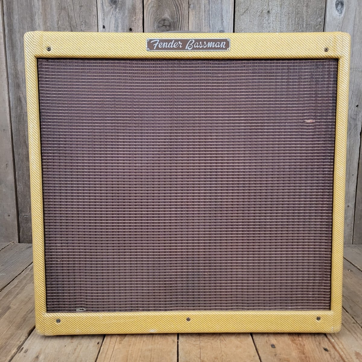 SOLD - Fender Bassman 5F6 - A Tweed Narrow Panel Guitar Amp Retweed 1960 - Mahar's Vintage Guitars