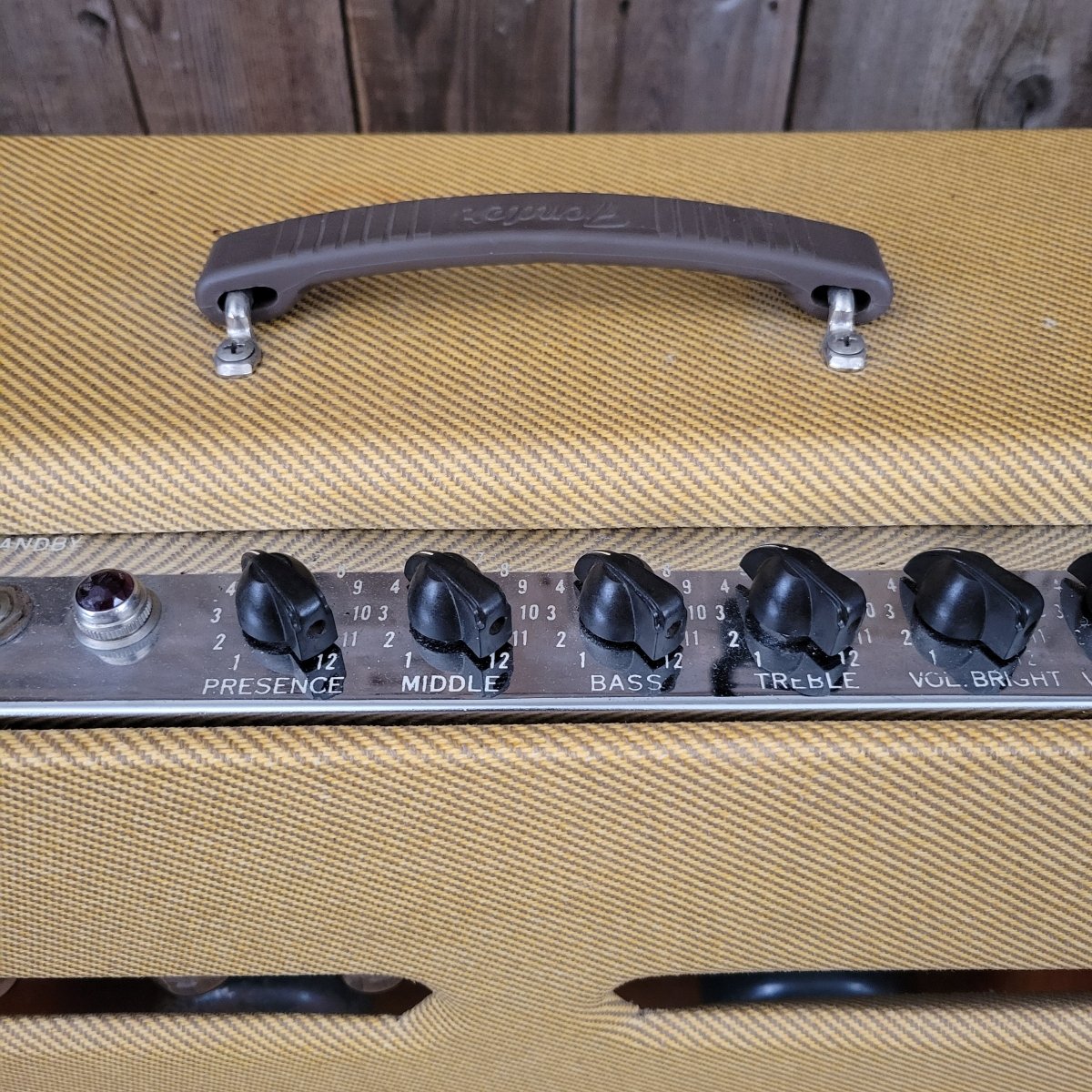 SOLD - Fender Bassman 5F6 - A Tweed Narrow Panel Guitar Amp Retweed 1960 - Mahar's Vintage Guitars