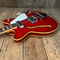 SOLD - Fender Coronado II 1967 Red - Mahar's Vintage Guitars