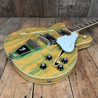 SOLD - Fender Coronado II Wildwood 1 1967 Rainbow Green - Mahar's Vintage Guitars