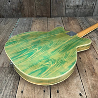 SOLD - Fender Coronado II Wildwood 1 1967 Rainbow Green - Mahar's Vintage Guitars