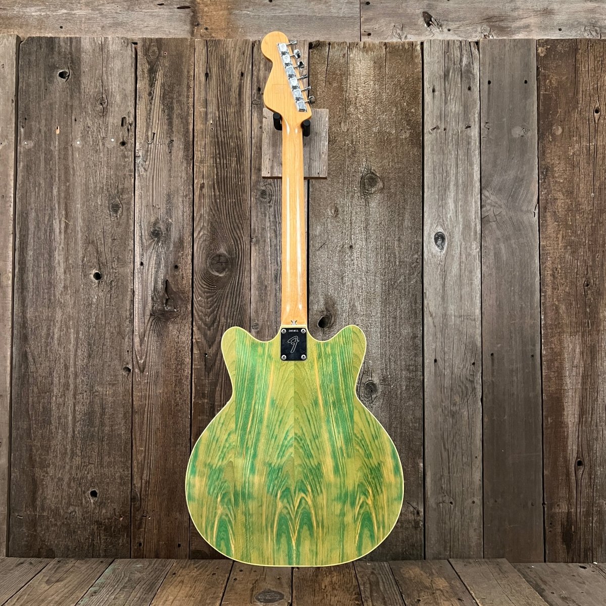 SOLD - Fender Coronado II Wildwood 1 1967 Rainbow Green - Mahar's Vintage Guitars