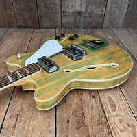 SOLD - Fender Coronado II Wildwood 1 1967 Rainbow Green - Mahar's Vintage Guitars