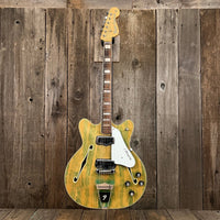 SOLD - Fender Coronado II Wildwood 1 1967 Rainbow Green - Mahar's Vintage Guitars