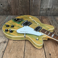 SOLD - Fender Coronado II Wildwood 1 1967 Rainbow Green - Mahar's Vintage Guitars