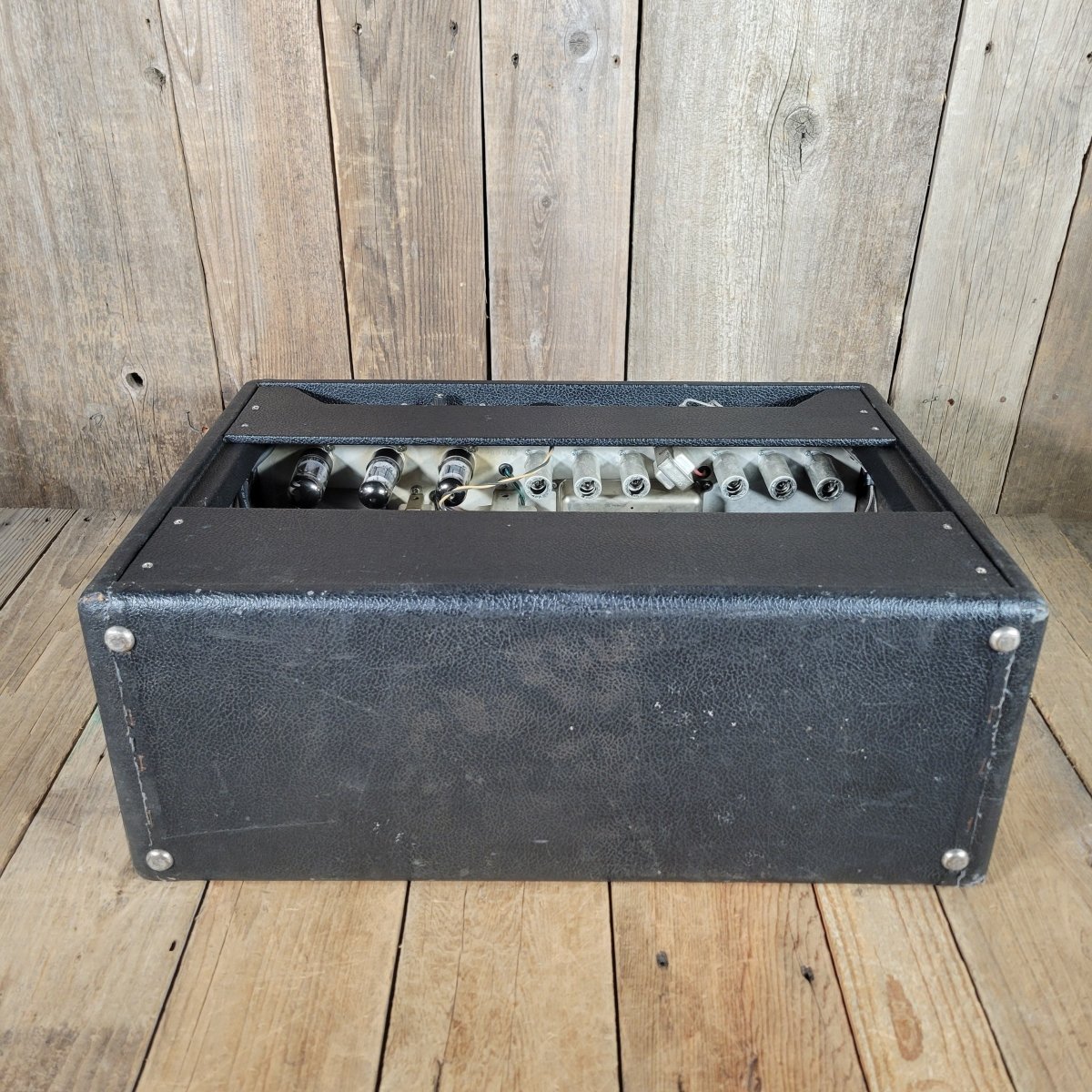 SOLD - Fender Deluxe Reverb AB763 Black Panel 1967 - Mahar's Vintage Guitars