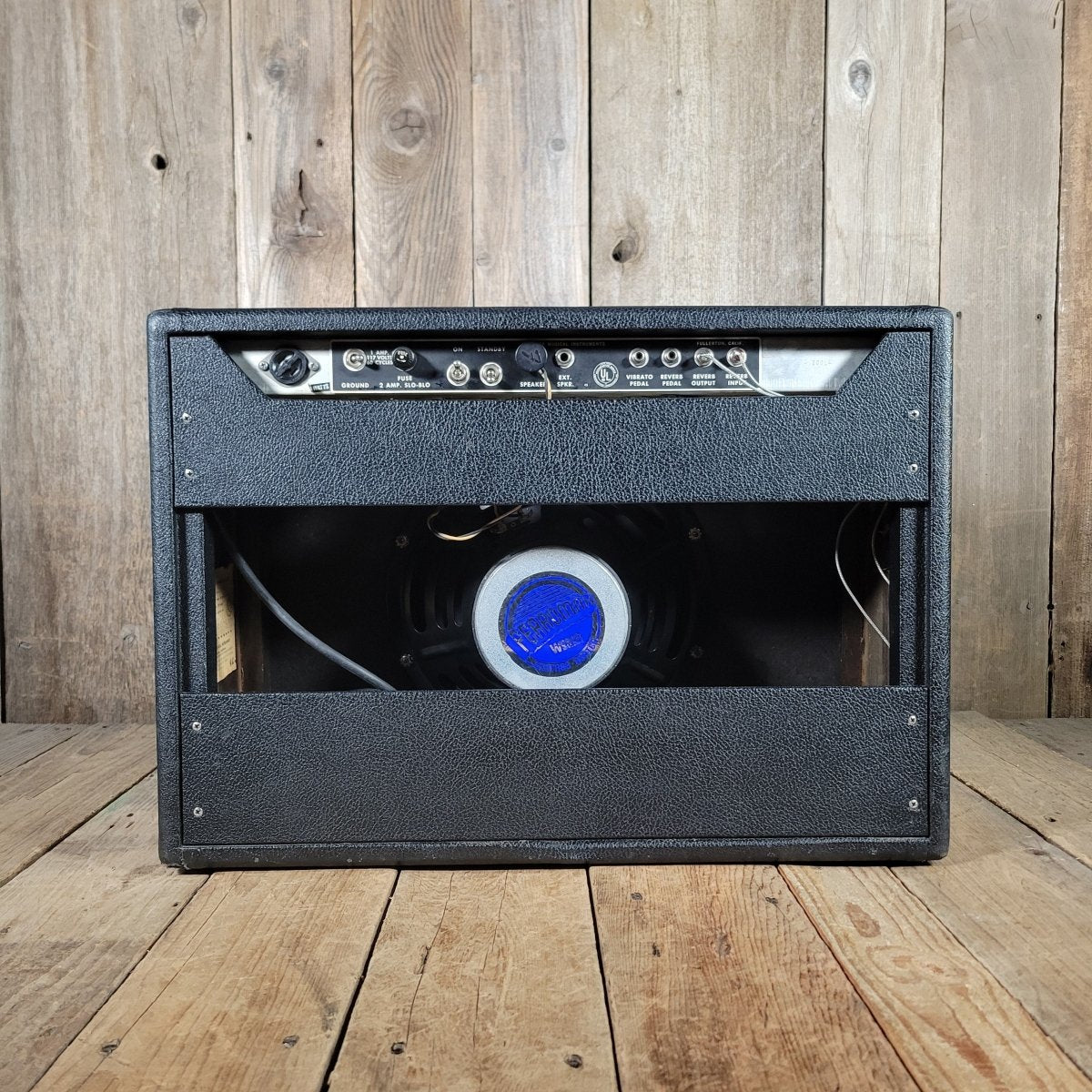 SOLD - Fender Deluxe Reverb AB763 Black Panel 1967 - Mahar's Vintage Guitars