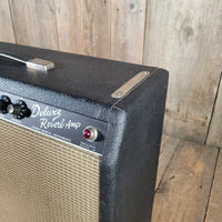 SOLD - Fender Deluxe Reverb AB763 Black Panel 1967 - Mahar's Vintage Guitars