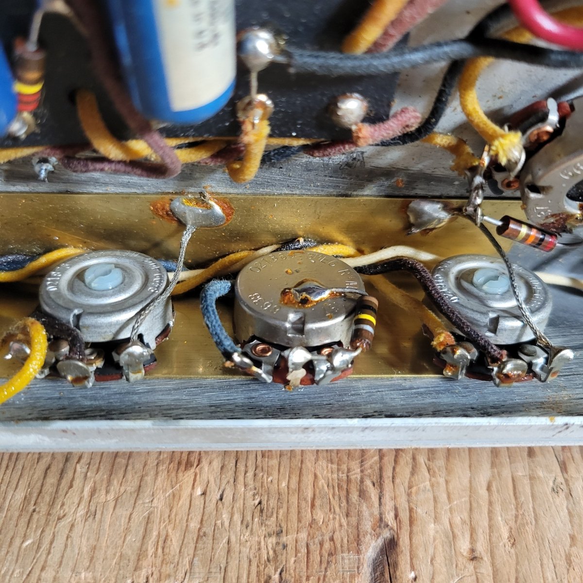 SOLD - Fender Deluxe Reverb AB763 Black Panel 1967 - Mahar's Vintage Guitars