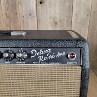 SOLD - Fender Deluxe Reverb AB763 Black Panel 1967 - Mahar's Vintage Guitars