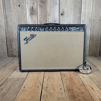 SOLD - Fender Deluxe Reverb AB763 Black Panel 1967 - Mahar's Vintage Guitars