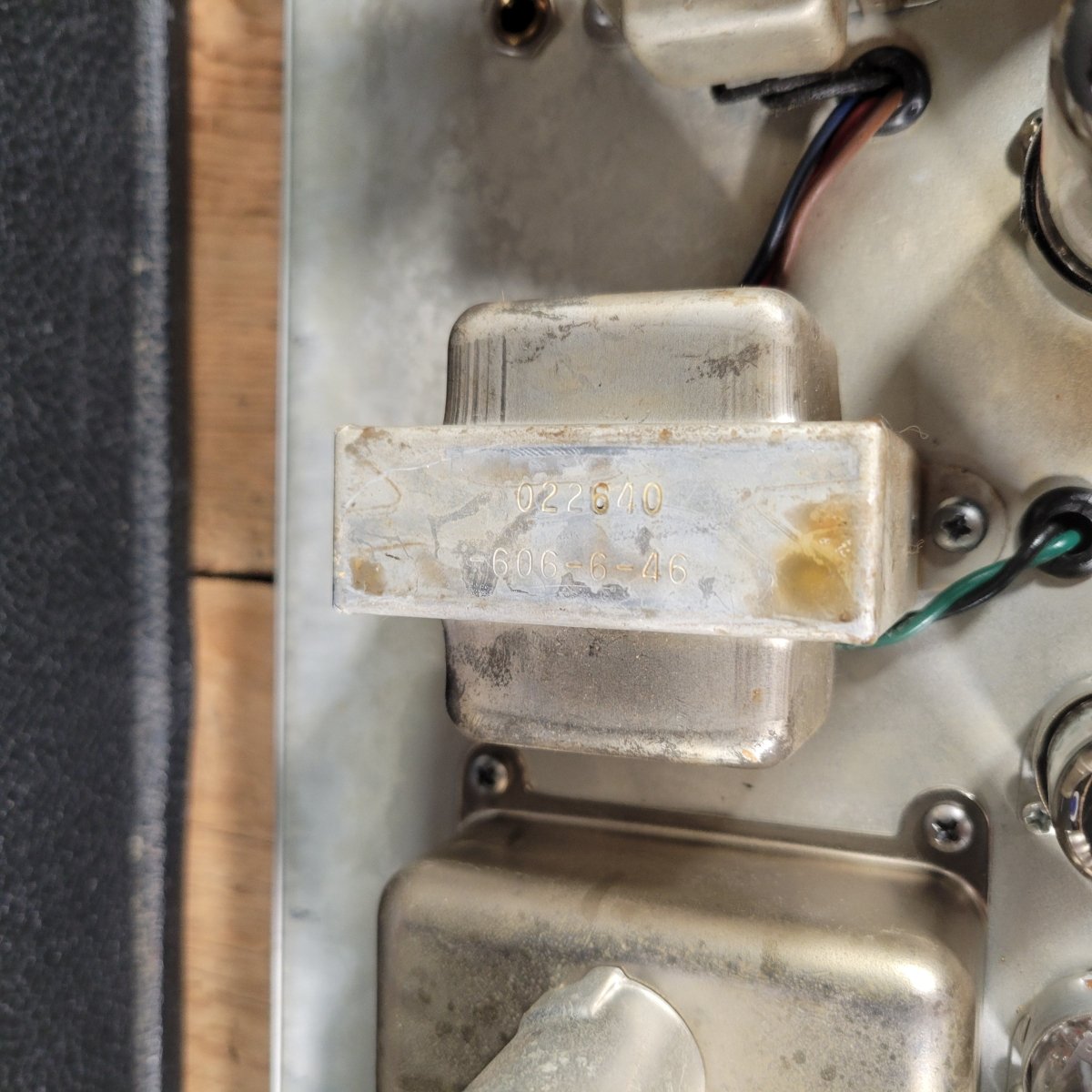 SOLD - Fender Deluxe Reverb AB763 Black Panel 1967 - Mahar's Vintage Guitars