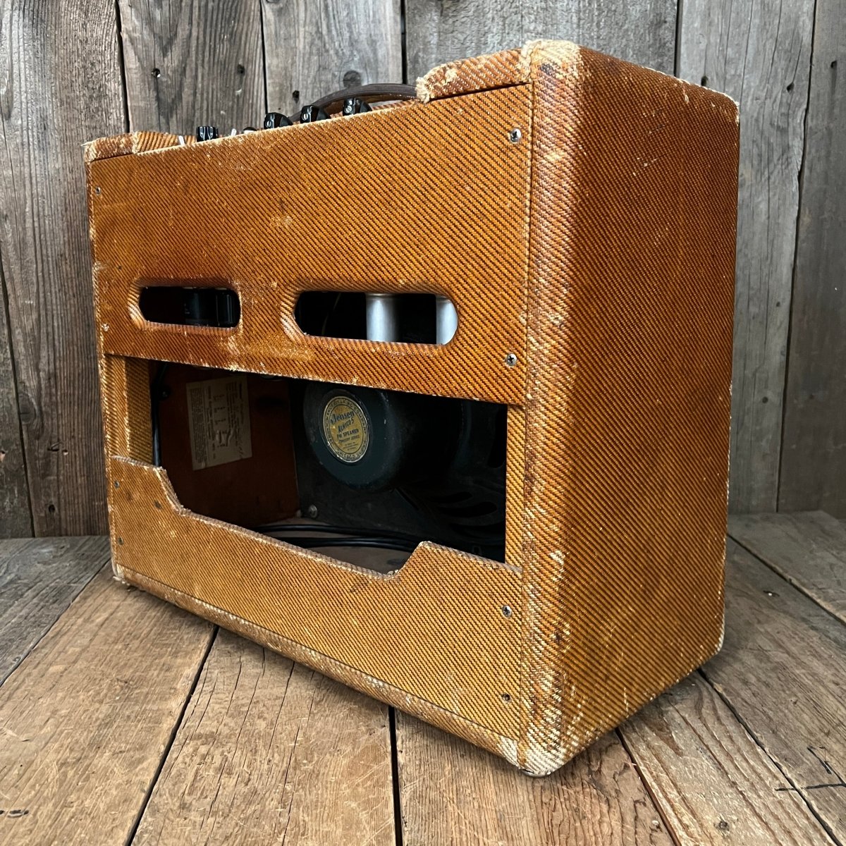 SOLD - Fender Deluxe Tweed 5E3 Small Box 1955 - Mahar's Vintage Guitars