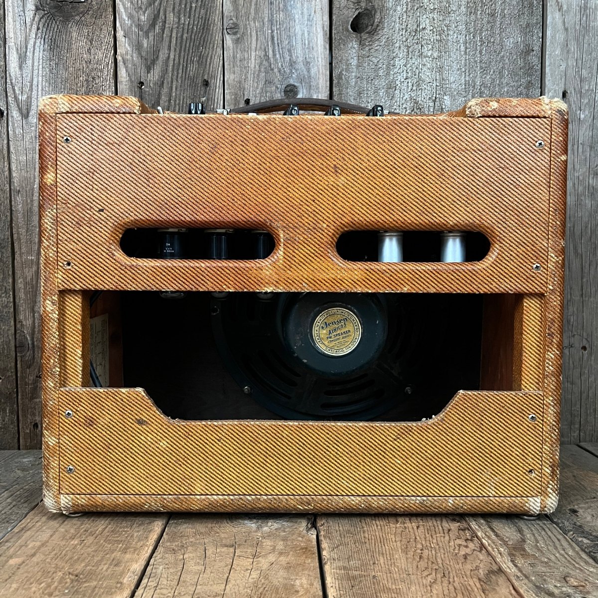 SOLD - Fender Deluxe Tweed 5E3 Small Box 1955 - Mahar's Vintage Guitars