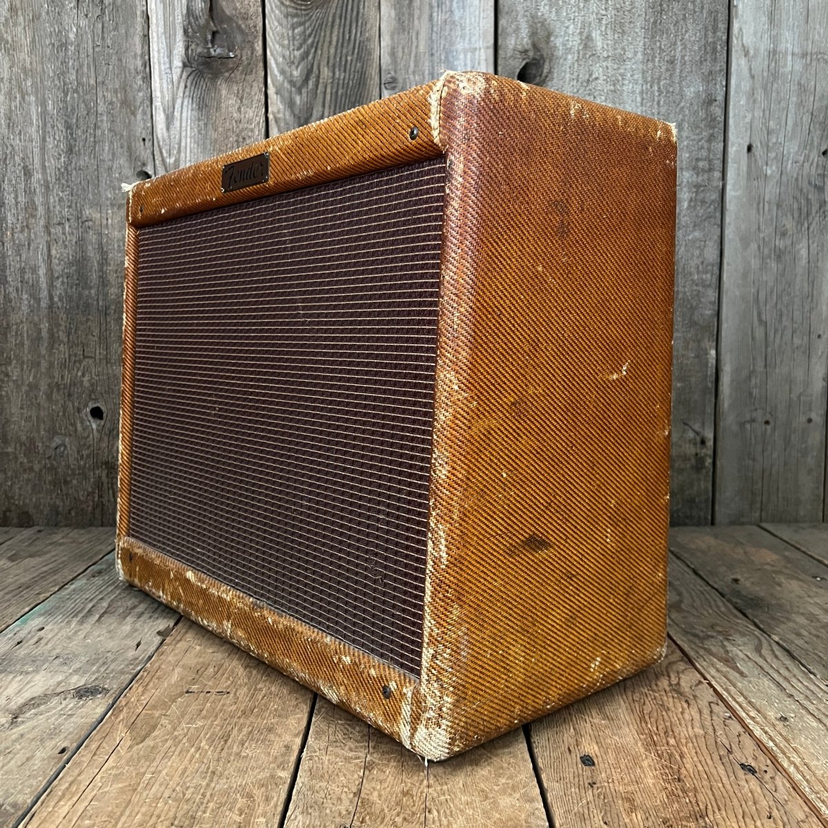 SOLD - Fender Deluxe Tweed 5E3 Small Box 1955 - Mahar's Vintage Guitars