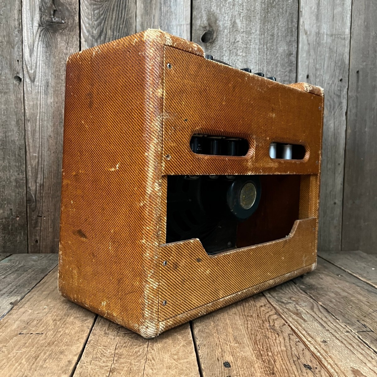 SOLD - Fender Deluxe Tweed 5E3 Small Box 1955 - Mahar's Vintage Guitars