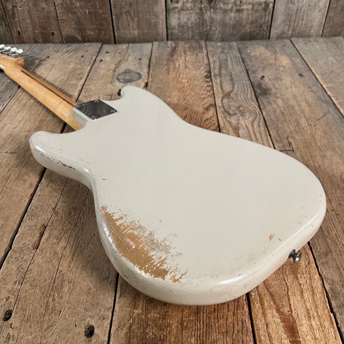 SOLD - Fender Duo Sonic 1958 Desert Sand - Mahar's Vintage Guitars