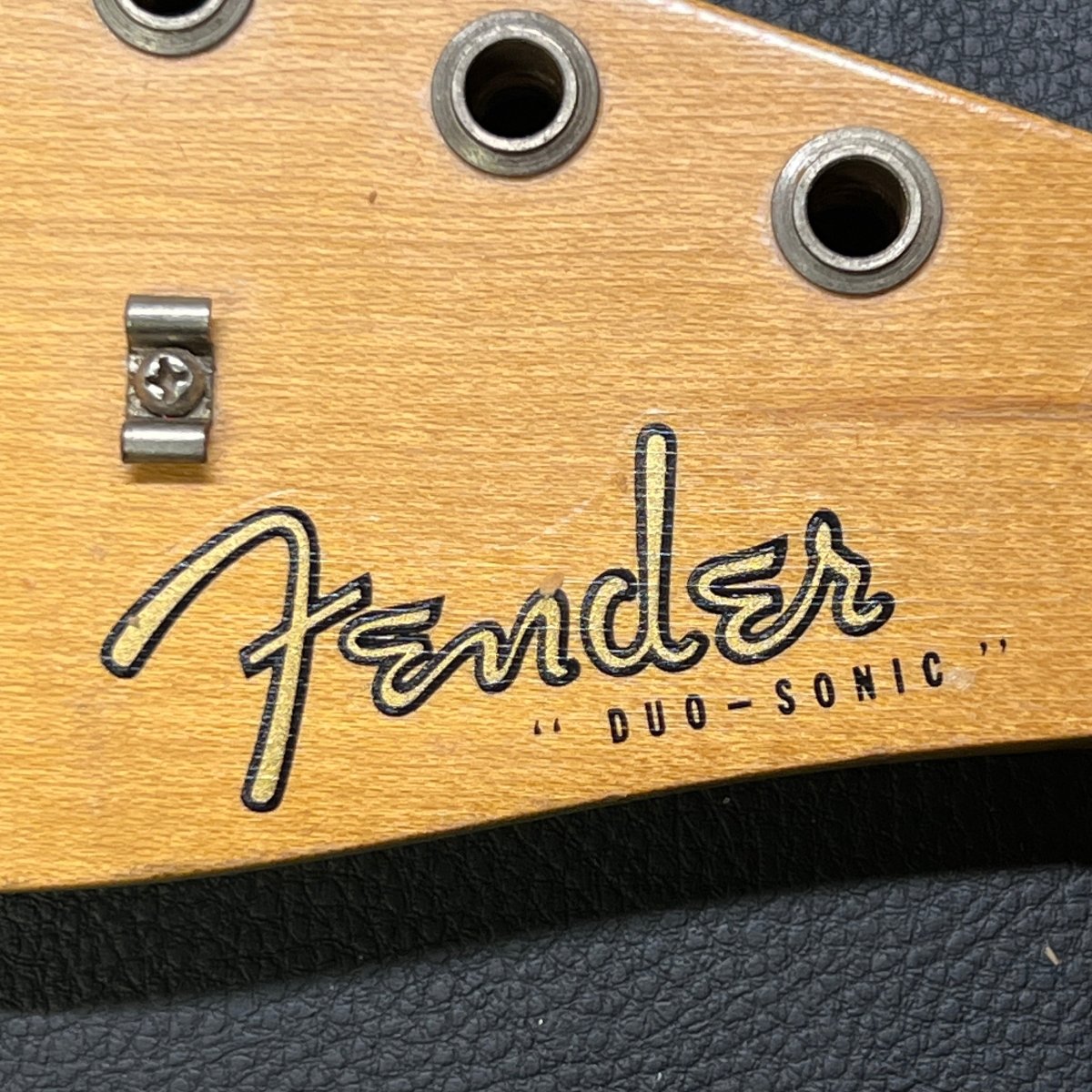 SOLD - Fender Duo Sonic 1958 Desert Sand - Mahar's Vintage Guitars