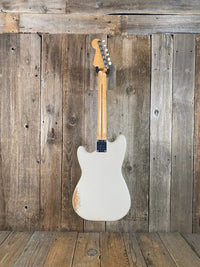 SOLD - Fender Duo Sonic 1958 Desert Sand - Mahar's Vintage Guitars