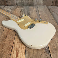 SOLD - Fender Duo Sonic 1958 Desert Sand - Mahar's Vintage Guitars