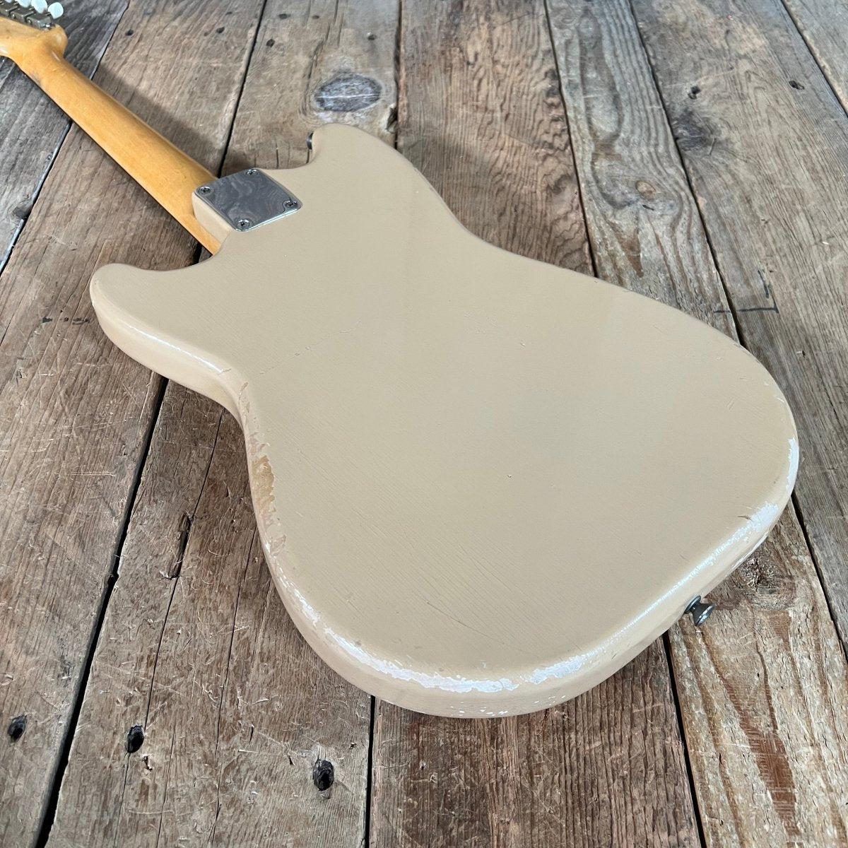 SOLD - Fender Duo - Sonic 1959 Desert Sand - Mahar's Vintage Guitars