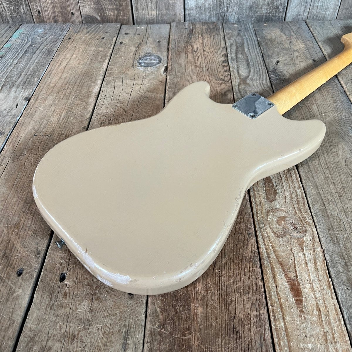 SOLD - Fender Duo - Sonic 1959 Desert Sand - Mahar's Vintage Guitars