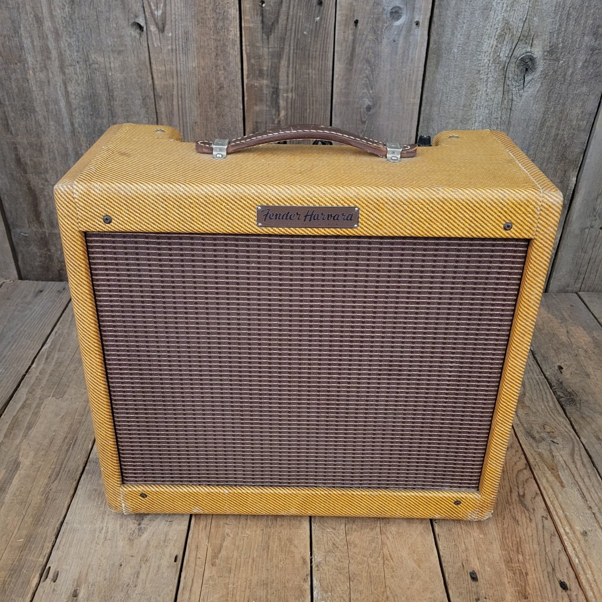 SOLD - Fender Harvard 5F10 Tweed Amp October 1960 - Mahar's Vintage Guitars