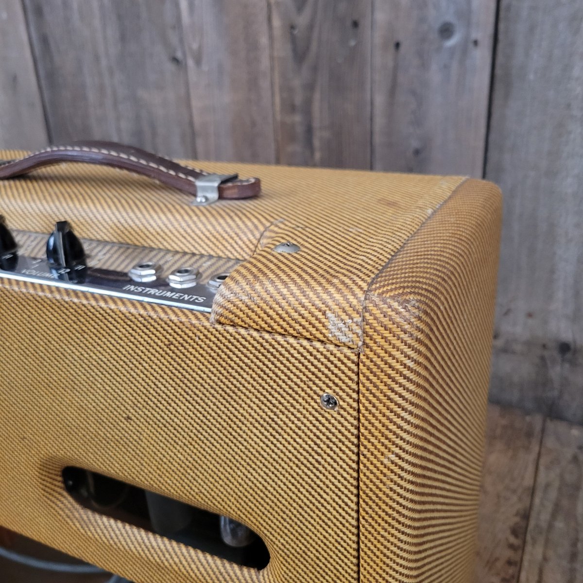 SOLD - Fender Harvard 5F10 Tweed Amp October 1960 - Mahar's Vintage Guitars