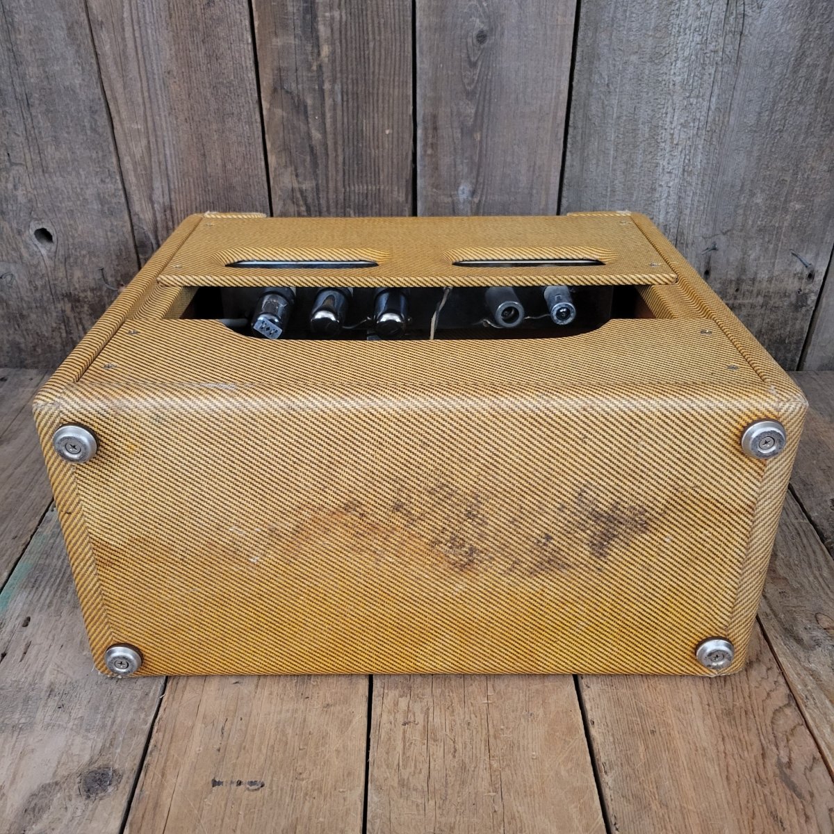 SOLD - Fender Harvard 5F10 Tweed Amp October 1960 - Mahar's Vintage Guitars