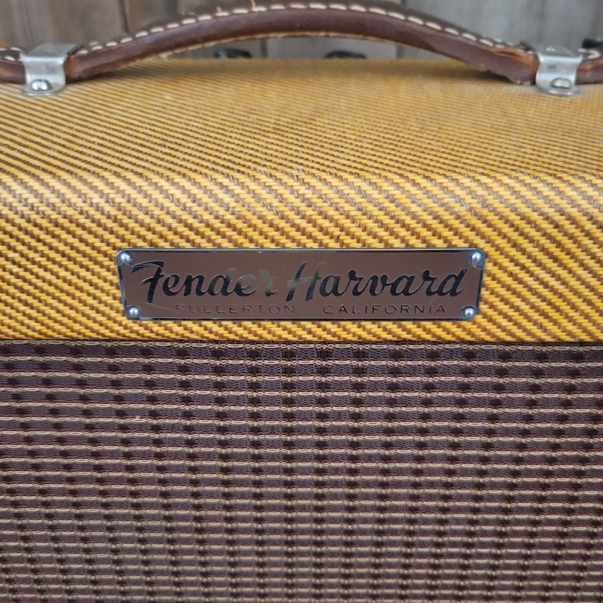 SOLD - Fender Harvard 5F10 Tweed Amp October 1960 - Mahar's Vintage Guitars