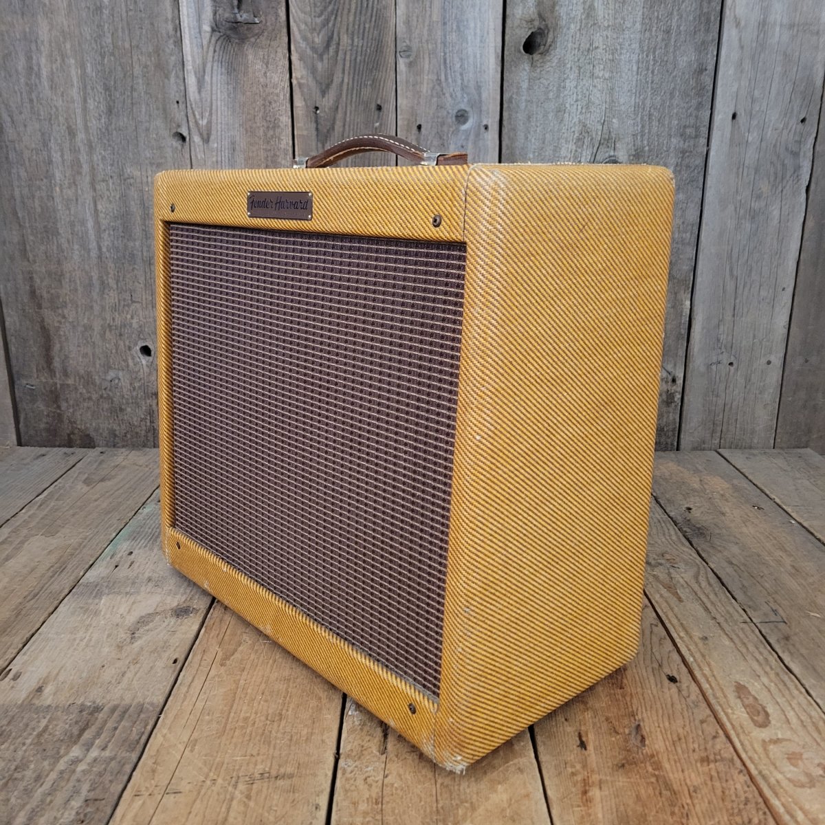 SOLD - Fender Harvard 5F10 Tweed Amp October 1960 - Mahar's Vintage Guitars