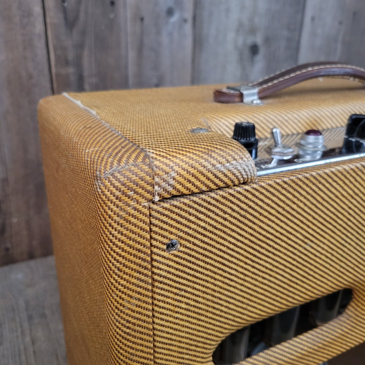 SOLD - Fender Harvard 5F10 Tweed Amp October 1960 - Mahar's Vintage Guitars