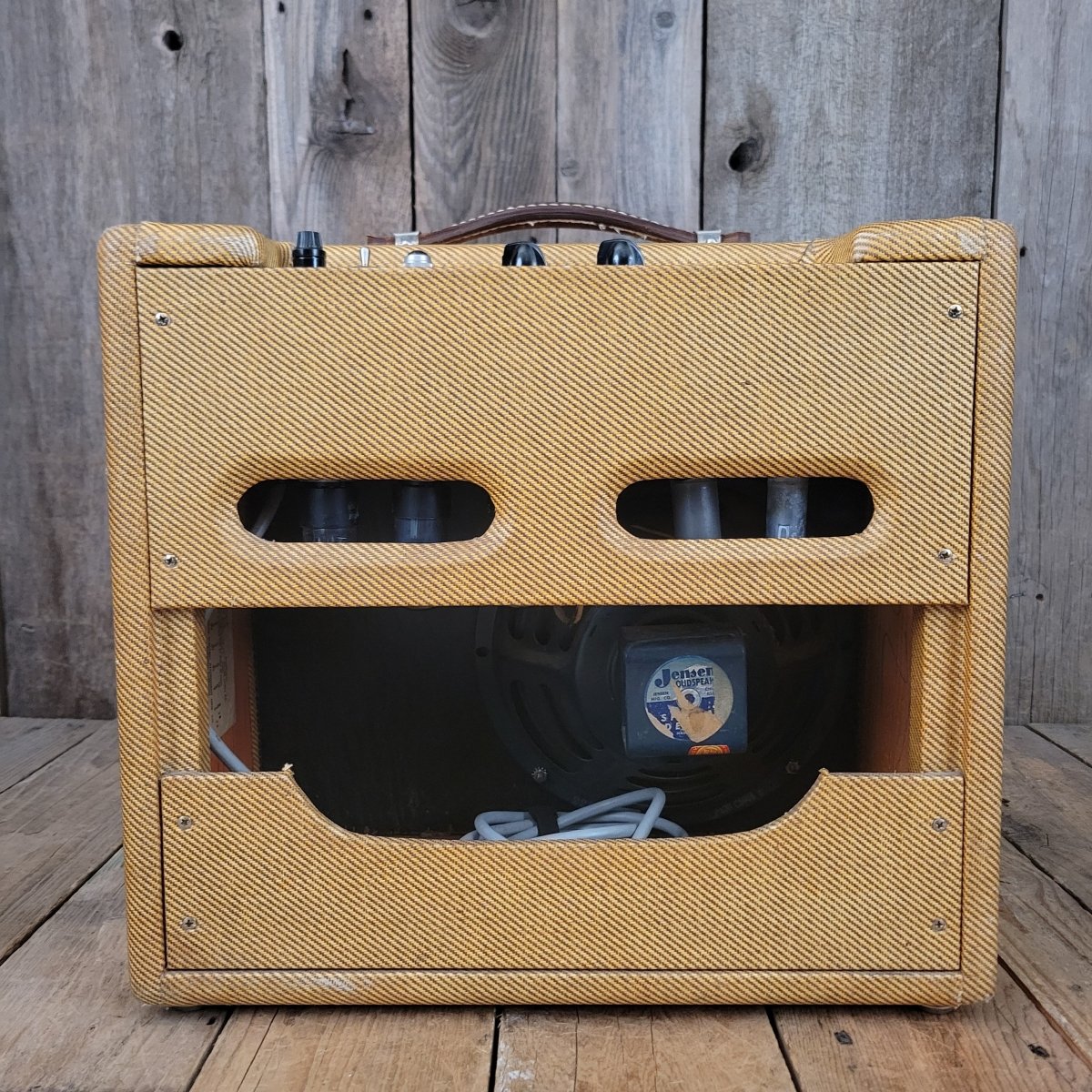 SOLD - Fender Harvard 5F10 Tweed Amp October 1960 - Mahar's Vintage Guitars